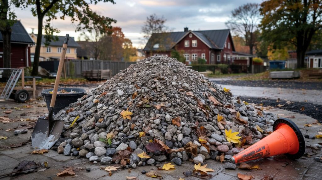12. Hur beräknar du rätt mängd makadam för en husgrund?