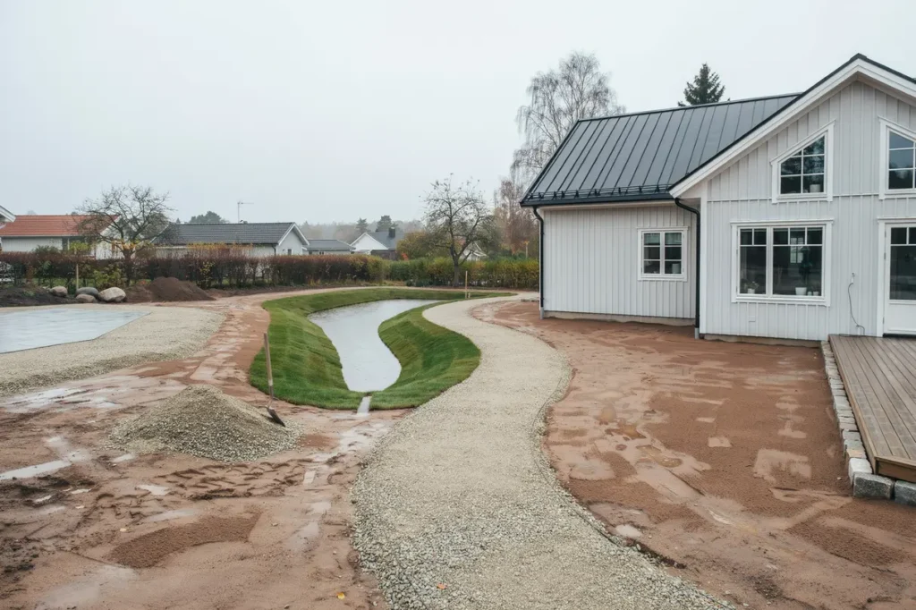 lerjord p tomten praktiska mark tg rder som minskar vattenproblem och ger stabilare ytor