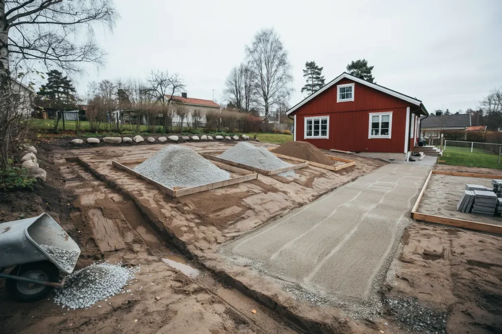 s planerar du markarbete p tomten smart ordning f r schakt fyllning och h llbara ytor