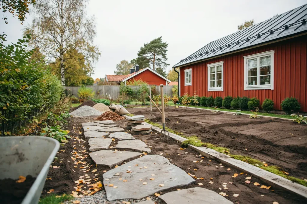 september p tomten s f rbereder du marken f r h stplantering g ngar och h llbara ytor